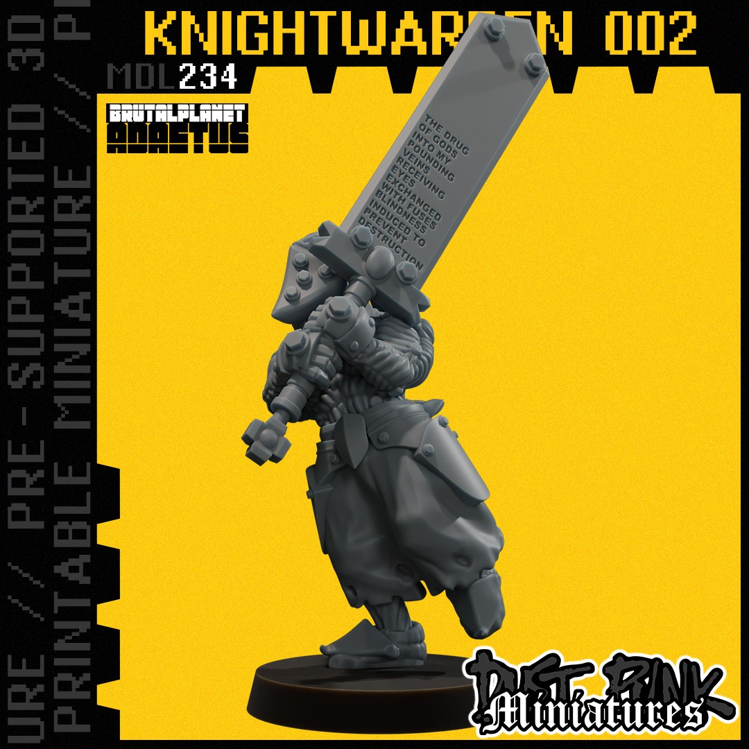 MDL234 KNIGHTWARDEN 002 [PRE-SUPPORTED]